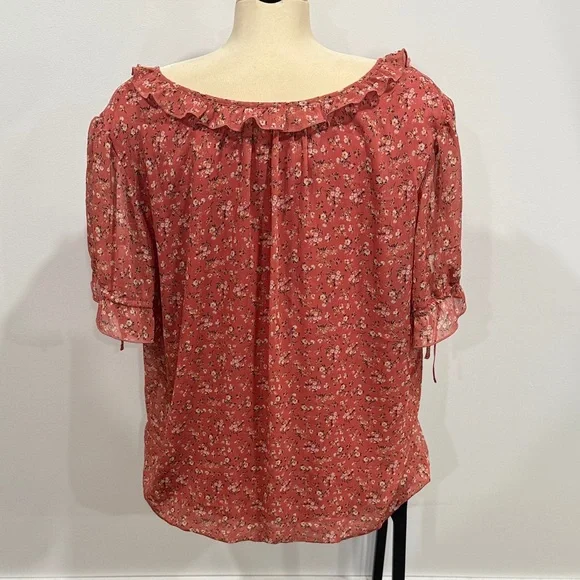 Tamara H. Ruffle Floral Blouse - pink - Picture 7 of 10